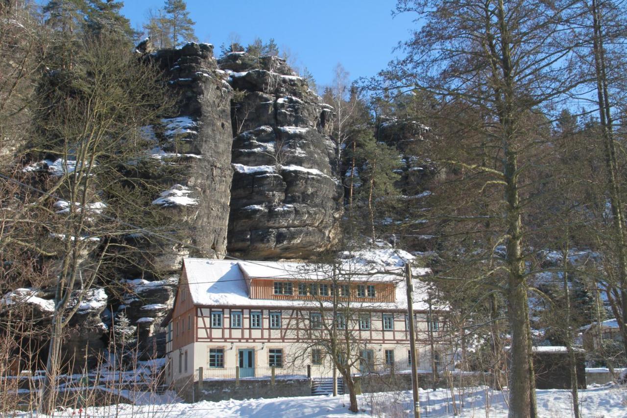Ferienwohnungen Felsenkeller Bielatal Rosenthal-Bielatal Экстерьер фото